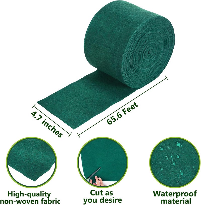 Riare 4 Pack Tree Wraps to Protect Bark for Winter- Total 260 Feet Cold-Proof Tree Trunk Guard Wrap Protection for Damaged Bark, Tree Protectors from Deer Animals, Frost, Freeze - Image 2